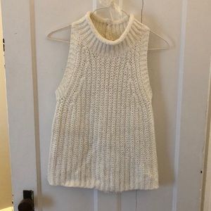 White Sweater Tank